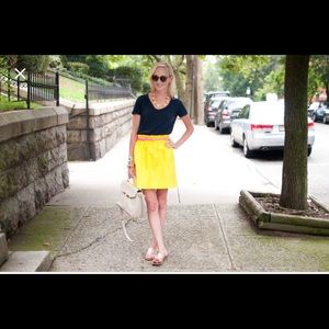 Jcrew Yellow skirt